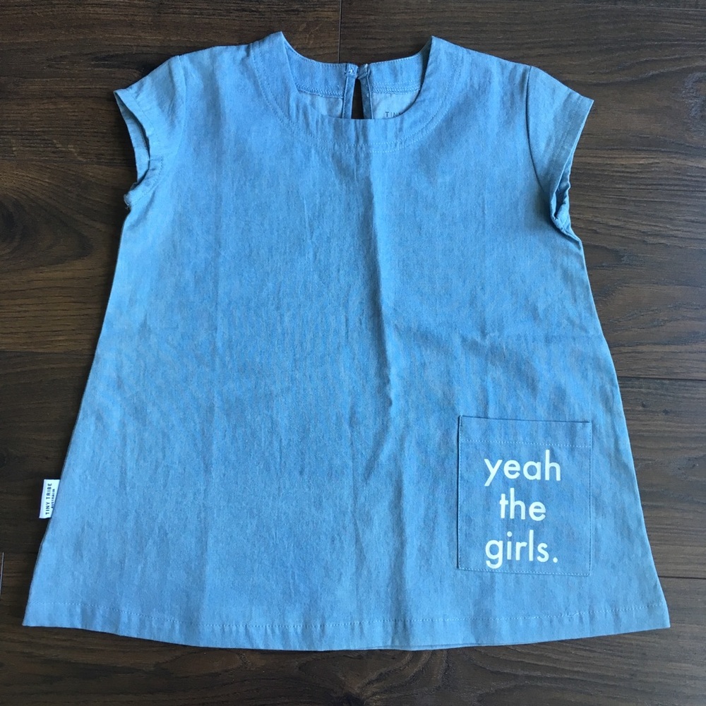 Tiny Tribe Chambray Dress Size 24 months